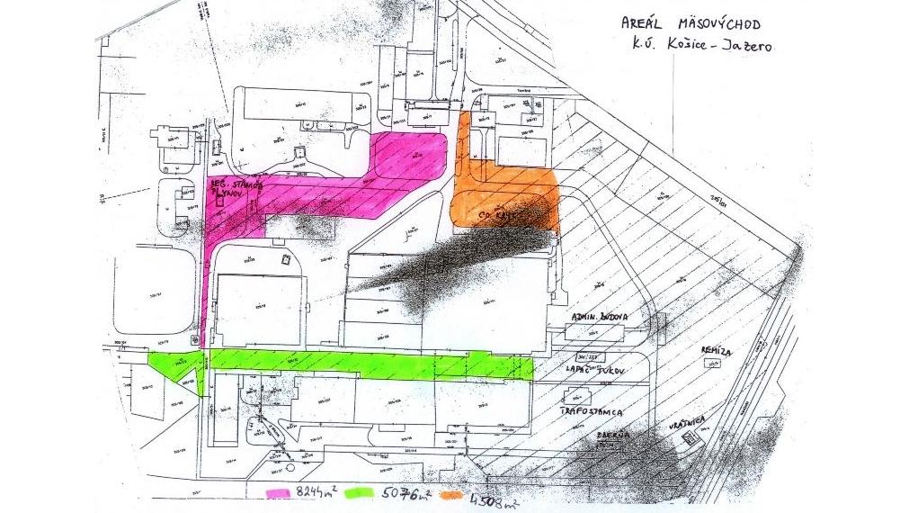 Predaj pozemkov v k.ú. Košice – Jazero