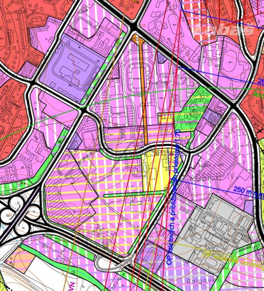 Predaj pozemkov pri Optime Košice 43716 m2