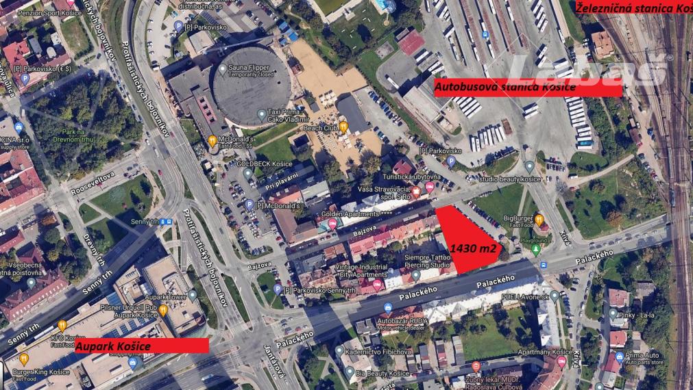 Pozemky  na prenájom Palackého-Bajzova