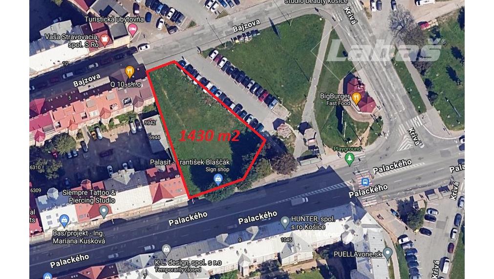 Pozemky  na prenájom Palackého-Bajzova