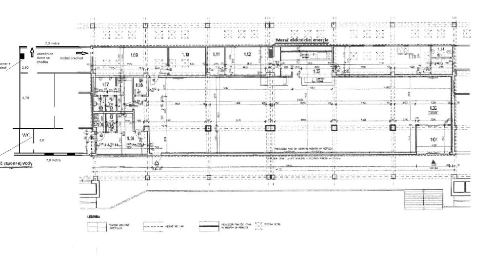 Obchodné priestory 650 m2 na prenájom v Prešove, OC Jurkovičova 18