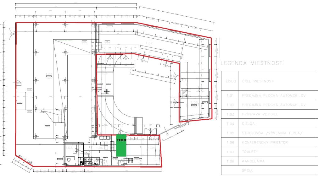 Prenájom celej budovy na Rosnej 7, Košice o výmere 800 m2