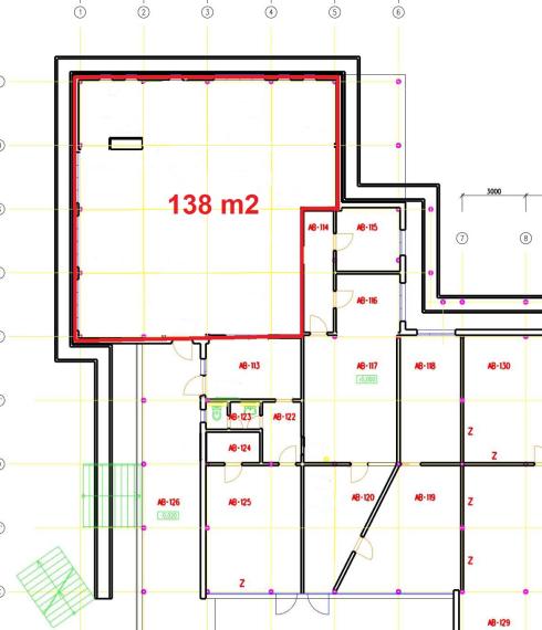 Priestor na prenájom 138 m2  - OC Hornád