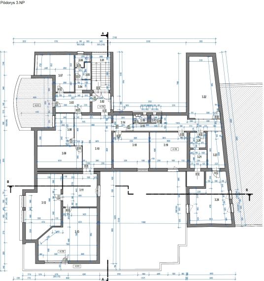 Nebytové priestory areál Domoss , Piešťany 1.NP 159m2 , 2.NP 274m2, 3.NP 380m2