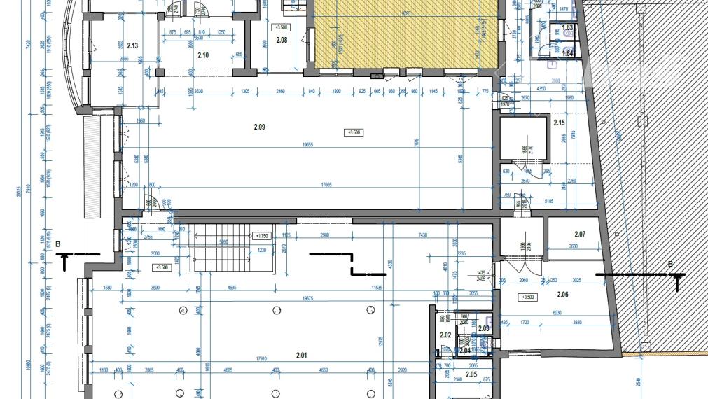 Nebytové priestory areál Domoss , Piešťany 1.NP 159m2 , 2.NP 274m2, 3.NP 380m2