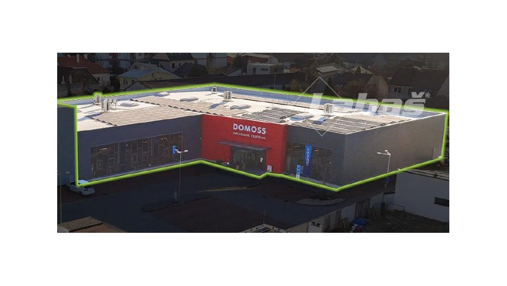 Piešťany, areál bývalá predajňa  Domoss, 1710 m2