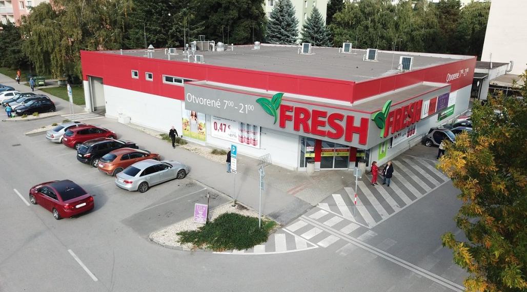 Supermarket FRESH Plus - OC Bukovecká