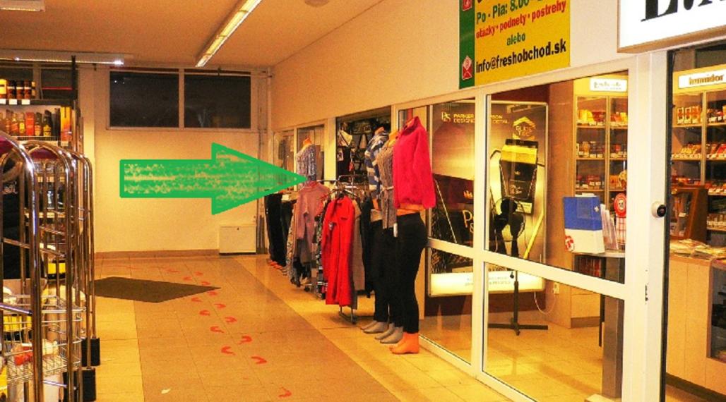 Galantéria - OC Iskra 18,3 m2